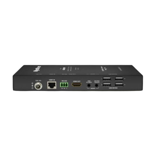 WyreStorm 4K UHD 4:2:0 60Hz HDBaseT Receiver with USB 2.0, 1 Way PoH With Audio De-Embed, Pass Through and RS-232 