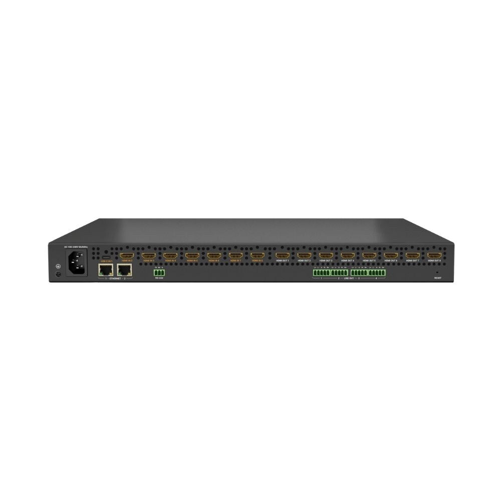 WyreStorm 8x8 4K60 Seamless Scaling HDMI Matrix with USB-C  1