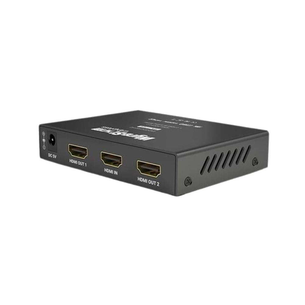 WyreStorm Essential 4K HDR 4:4:4 60Hz HDMI 1 x 2 Splitter With 1080p Scaling Feature  1