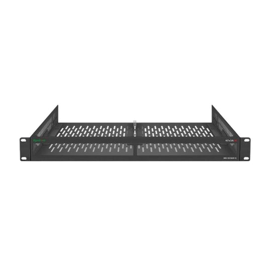 WyreStorm Low Profile Rack Mount With 2 Slots for WYR-NHD-140-TX Quad Encoder, Black, 1U 