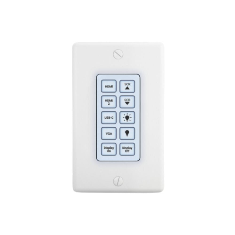 WyreStorm Synergy 10 Button Keypad Controller, US 